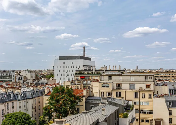 Daire Guestready - Magic View Montparnasse Big Terrace Paris